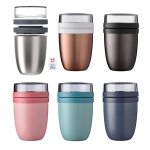 [해외] 써모 보온보냉 런치팟 500ml 200ml 샐러드 요거트 간편도시락