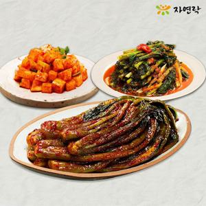 국내산 남도명인 갓김치 1 kg+깍두기 1 kg+열무김치 1 kg