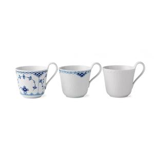 [해외] 1025897 히스토리 기프트 믹스 레이스 하이핸들 머그 330ml 3종