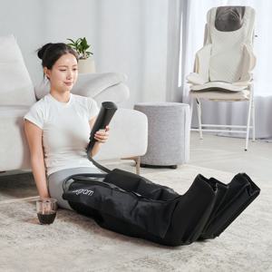공기압 종아리 발 다리 마사지기 안마기 4구 리모컨 일체형