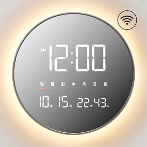 뉴이클립스 스마트 무드등 LED 벽걸이 벽시계 OWD-1014WIFI 와이파이