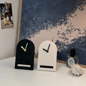 랑데뷰 부트 voute clock 제스모나이트 무소음 미니 아치 탁상시계 인테리어