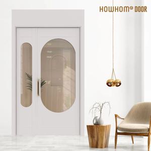 세미클래식 양개도어 중문 시공