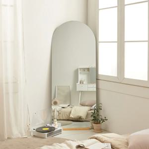 쿠폰가 66,930원~ / 에리스 노프레임 아치형 웨이브 전신거울 (500/600/800)