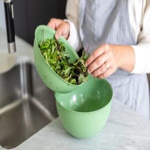 콜랜더 물빠짐 코지올 채반 세척볼 (20cm) 3colors