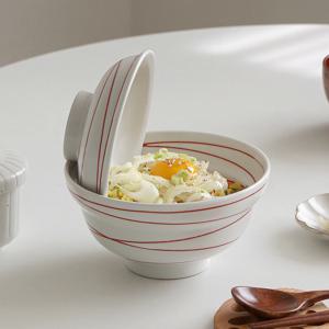 카라센 돈부리볼 세트 도자기 일본식 덮밥그릇 라면기