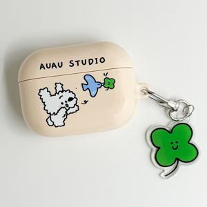 럭키버드 네잎클로버 에어팟 프로 버즈 라이브 케이스