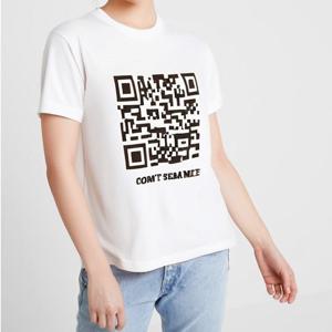재밌는 병맛 티셔츠 QR코드 바코드 반팔티 뻐큐 웃긴티 친구 선물 쓸데없는선물 밈티셔츠