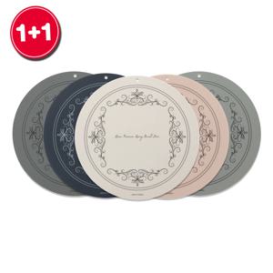 [1+1] 내열온도 300도! 국내산 시그니쳐 실리콘 인덕션 보호 매트 패드 냄비받침 L