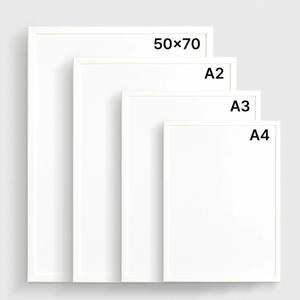 화이트 슬림 알루미늄 메탈 액자 A4 A3 A2 5070 A1