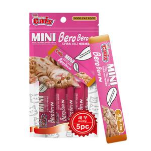 더캣츠 고양이츄르 미니베로베로 새우 간식 5p