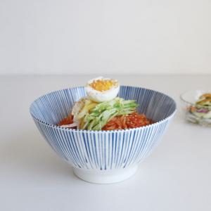 일본그릇 쿠시메 면기 덮밥그릇 우동기 18cm