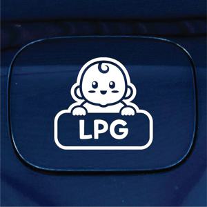 혼유방지 주유구 스티커 차량 자동차 데칼 시트지 21 아기 LPG
