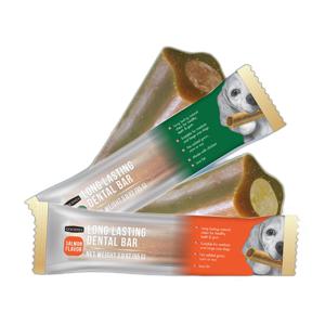 강아지간식 롱레스팅 덴탈바 2종(닭고기,연어) 85g x15