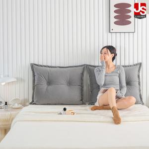 클레오 사각 등받이 쿠션 쇼파 침실 침대 헤드 등쿠션 대형 의자 허리 쿠션