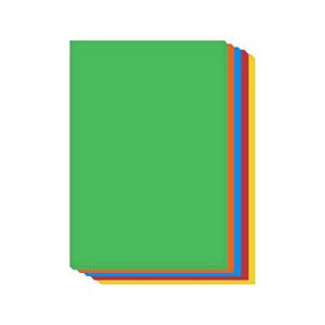 A4 색상지 160g 100매입 5색혼합(CLP009)