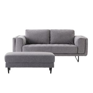 라이프스타일 헬싱키 3인 패브릭 소파(오토만 포함)