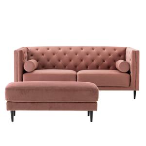 라이프스타일 세빌 3인 패브릭 소파(오토만 포함)