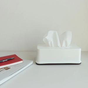 일본 화이트 각티슈 물티슈 케이스(바닥면 화이트로 변경)