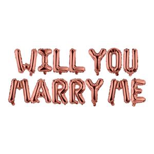 이벤트 알파벳 레터링 풍선 생일파티 풍선 WILL YOU MARRY ME