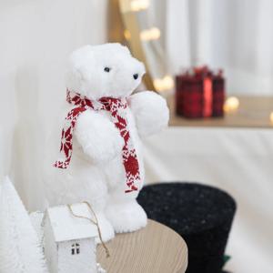 크리스마스 북극곰 인형 대형 장식 부드러운 15x28cm 소품 용품 데코