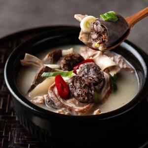국내산 프리미엄 피순대 나비골 순대국밥 650g HACCP 밀키트 순대국