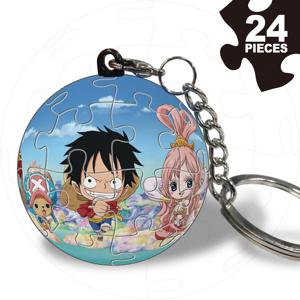 원피스 아기자기 어인섬 PART1 입체 원형퍼즐 24피스