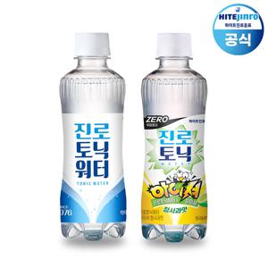 진로 토닉워터 300ml x 12개 + 아이셔청사과 300ml x 12개