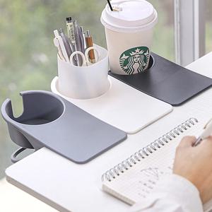 다용도 집게형 테이블 컵홀더/사무실 텀블러 컵받침