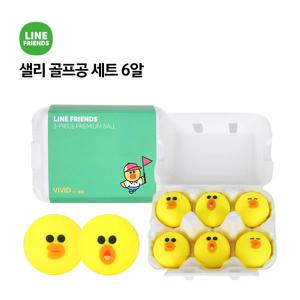 샐리 계란판 골프공 세트 (6구)