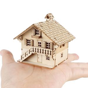 DIY 나무 모형 조립 키트 미니 세계의 집 스위스 샬레 YM901
