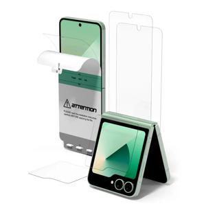 갤럭시 Z 플립6 이지3 내부 TPU 필름 3매 전면 강화유리 액정 보호 필름 2매 풀세트