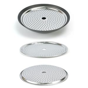 스텐 27종 타공 만두 찜 수육 냄비 채반 23.5cm 15호