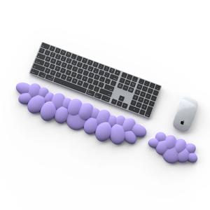 조약돌 키보드 손목 받침대 마우스 손목받침대 풀배열 43cm 팜레스트 세트 울트라바이올렛