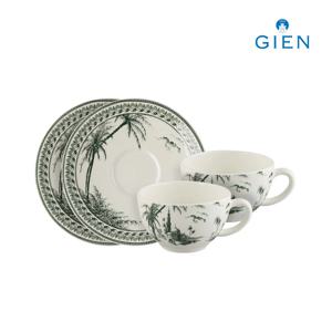 데파레이에 티컵 2인조 세트 그린 (160ml)