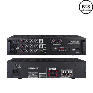 EMA-200N 파워앰프 2채널 200W 48V팬텀기능 USB 블루투스 매장 음식점