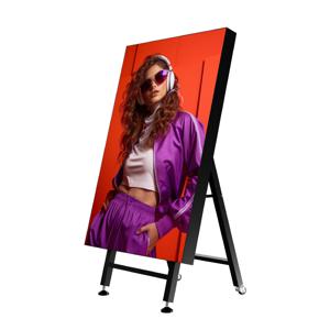 LED전광판 CLC2.512V+PS55 이동식스탠드 광고용 디지털사이니지