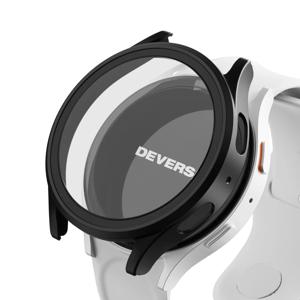 갤럭시워치 케이스-블랙 9H 풀커버 액정보호 강화유리40mm 44mm