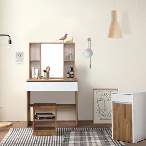 루나 수납거울 화장대세트 800 (스툴포함) 3colors LN04