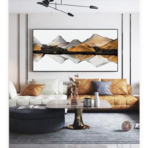 [해외]아크릴화 그리기 대형 DIY명화 유화 쉬운그림 캔버스페인팅 소나무 산수화 40x80