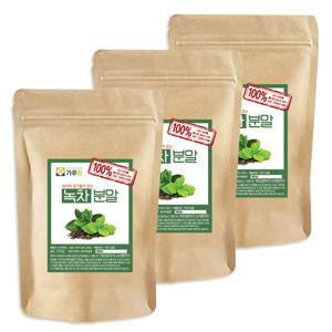 국산 녹차분말 200g*3팩