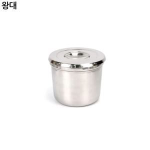 스테인레스 골드 소스통 뚜껑포함 왕대