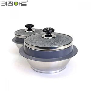 자연석 곱돌솥 돌뚜껑 19cm 5인용