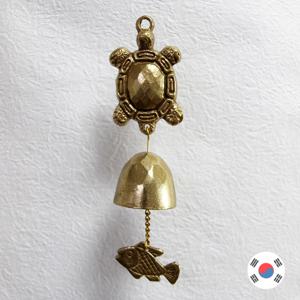 황동 거북이 맑은소리 문종 도어벨 1종 HDB-152