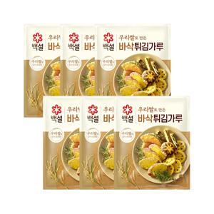 백설 우리쌀로 만든 바삭 튀김가루 1kg x6개