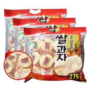 미룡 구운 달콤한 쌀과자 275g*3개