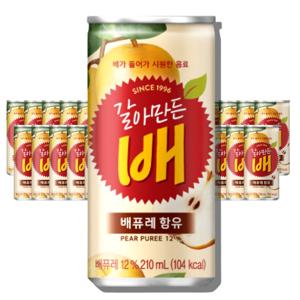 갈아만든배 210ml*30캔 국산배 음료수
