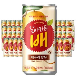 갈아만든배 210ml*60캔 국산배 음료수