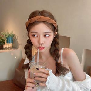 클래식 꽈배기 꼬임 헤어 밴드 머리띠