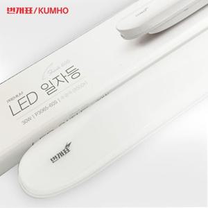 고정형 LED 등기구 (일자등 30W) 주광색 램프